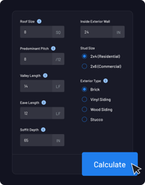 How to Use the Ice and Water Shield Calculator