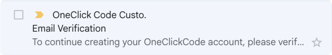 One Click Verify I signed up, but I can't log in. How do I access my account?