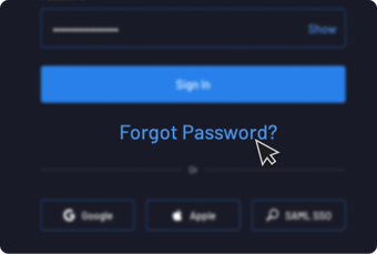 Forgot password link