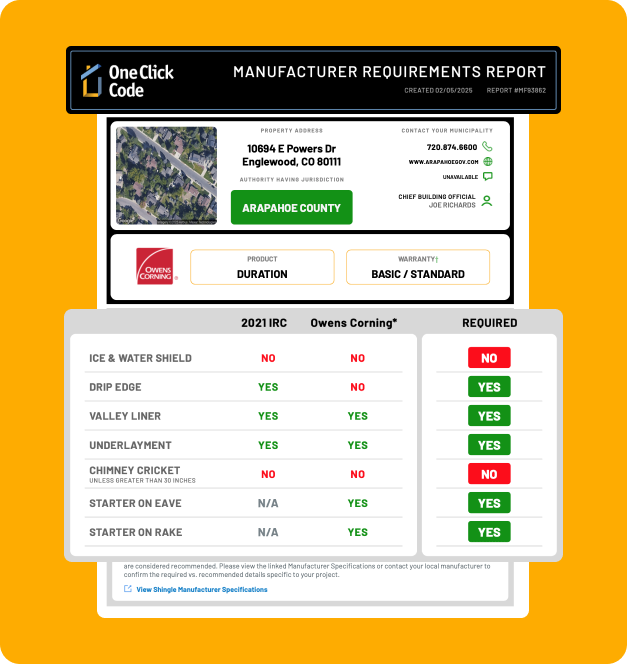 Manufacture Code How to Create a Manufacturer Requirement Report